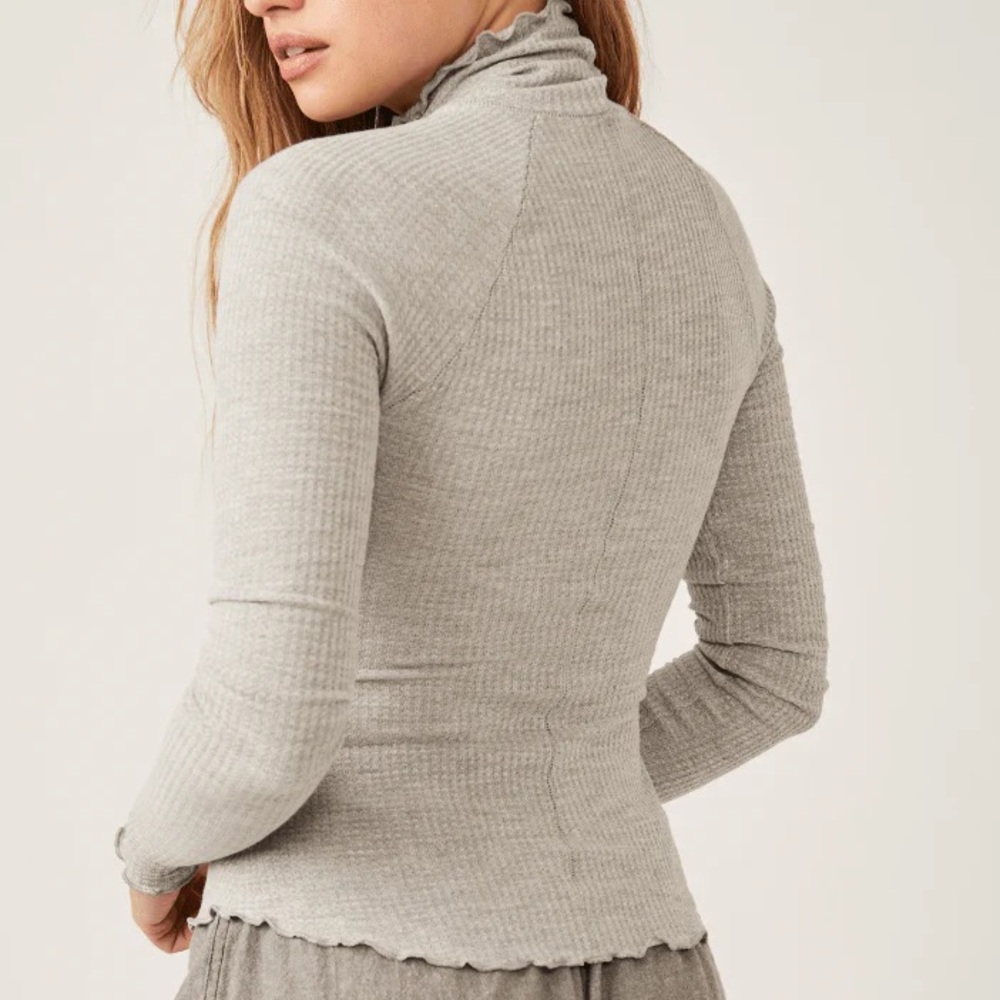 Free People Make It Easy Thermal - Light Gray / M - Picture 2 of 5